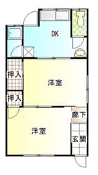 明福荘の物件間取画像